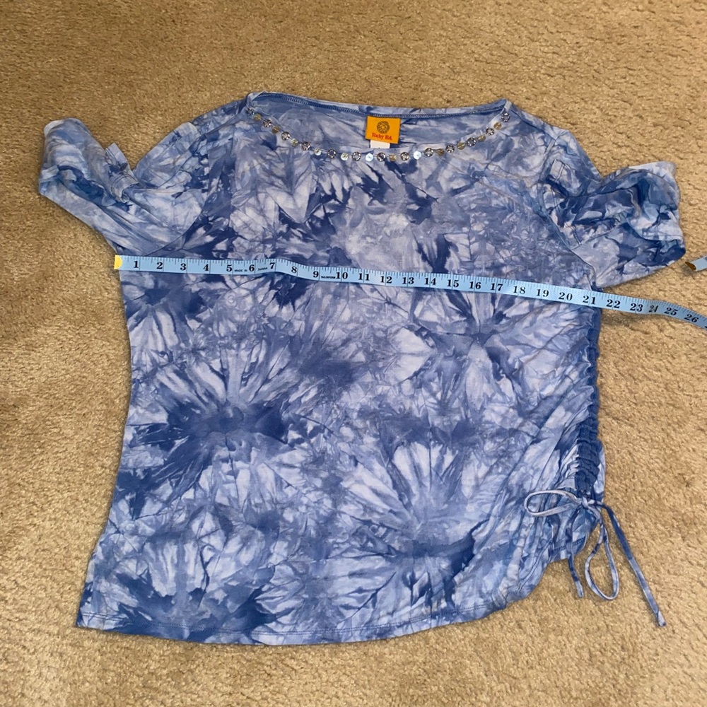 🩵💙Ruby Rd Side Tie Top💙🩵 - Picture 7 of 8